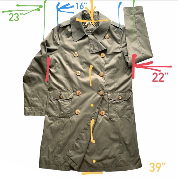 Baby Phat Double-Breasted Green Chameleon Leopard Camo Green Trench Coat - Picture 5 of 16